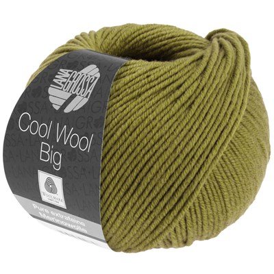 Lana Grossa Cool wool big 1006 fris groen opruiming 