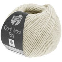 Lana Grossa Cool wool big 1010 grijs naturel
