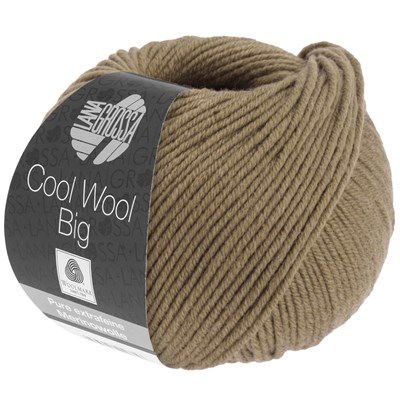Lana Grossa Cool wool big 1011 grijs bruin