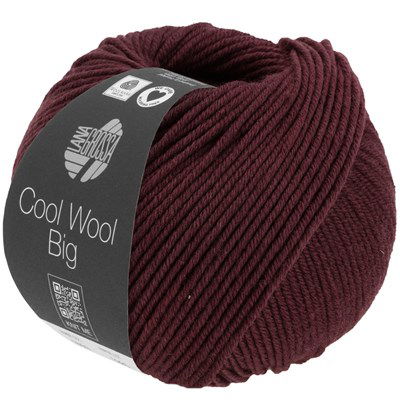 Lana Grossa Cool wool big melange 1606 paars bruin