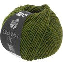 Lana Grossa Cool wool big melange 1611 donker groen (opruiming)