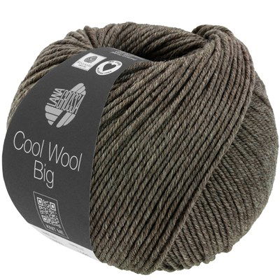 Lana Grossa Cool wool big melange 1622 mat bruin