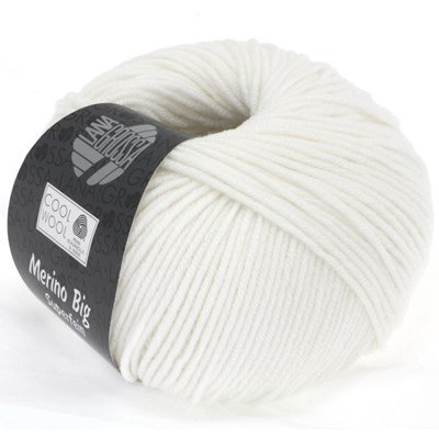 Lana Grossa Cool wool big 615 wit opruiming 