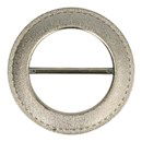 Gesp 9 cm plastic - oud silver