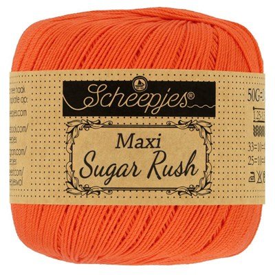 Scheepjes Maxi Sugar Rush 189 Royal Orange - 50 gram op=op 