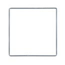 Vierkant metaal 60 cm (3,4mm) (4 stuks)