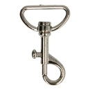 musketonhaak 25 mm - silver