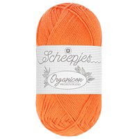 Scheepjes Organicon 224 Deep Tangerine