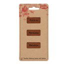 Applicatie skai-leren label assortiment (3 stuks)