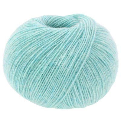 Lana Grossa Ecopuno 77 licht aqua blauw