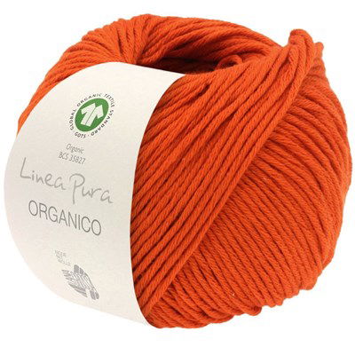 Lana Grossa Organico 158 donker oranje