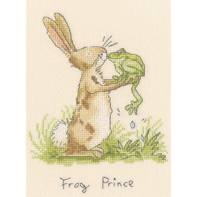 Borduurpakket Anita Jeram - Frog Prince