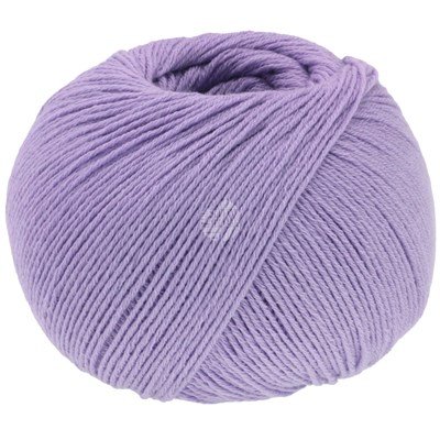 Lana Grossa Cotton wool 3 licht paars opruiming 
