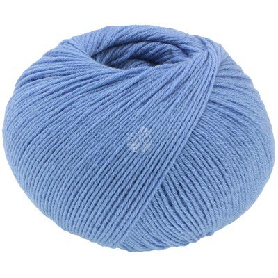 Lana Grossa Cotton wool 4 lucht blauw opruiming 