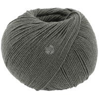 Lana Grossa Cotton wool 7 donker grijs (opruiming)