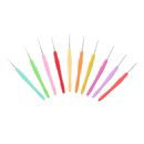 Haaknaald set met grip nr 0,50 t/m 2,75 (10 stuks)