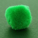 Pompon 25 mm groen lente (40 stuks)