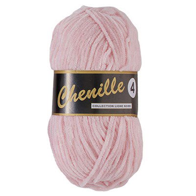 Lammy Yarns - Chenille 4 710 licht roze