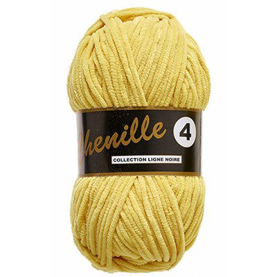 Lammy Yarns - Chenille 4 510 geel