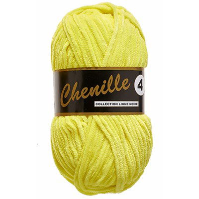 Lammy Yarns - Chenille 4 512 neon geel