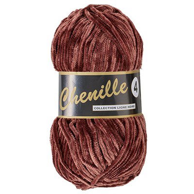 Lammy Yarns - Chenille 4 110 bruin rood