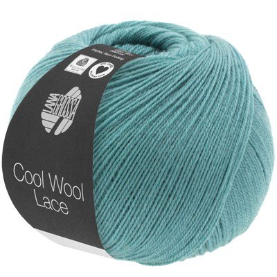 Lana Grossa Cool wool lace 5 donker mint opruiming 