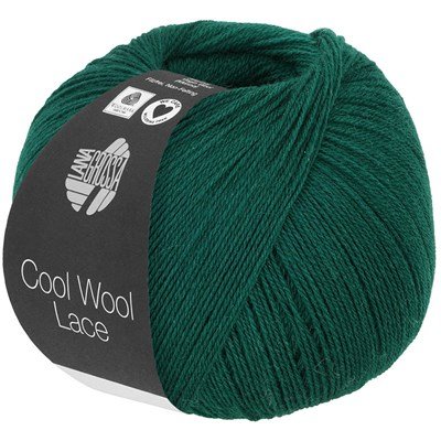 Lana Grossa Cool wool lace 42 flessen groen opruiming 