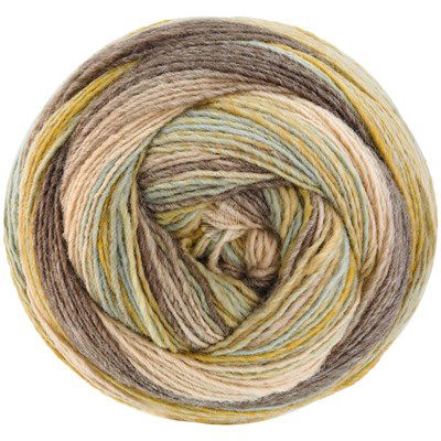 Lana Grossa Gomitolo dipinto 2011 groen beige