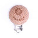 Clip voor speen hout - Mama's mooiste (1 stuk)