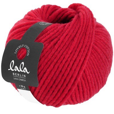 Lana Grossa Lala berlin lovely cotton 35 rood opruiming 