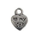 Bedeltje hartje - I love my cat 