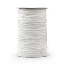 Elastisch koord koord 3 mm - wit (1 meter)