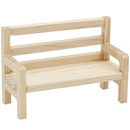 Miniatuur bank 4,5x12x8 cm - 500361