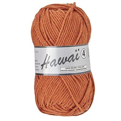 Hawai 4 - 112 bruin oranje - Lammy Yarns