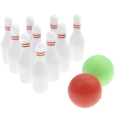 Miniatuur bowlingballen en kegels - Rico 500544 