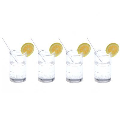 Miniatuur glazen gin tonic 6 stuks - Rico 500523