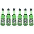 Miniatuur bierflesjes groen (6 stuks) - Rico 500518