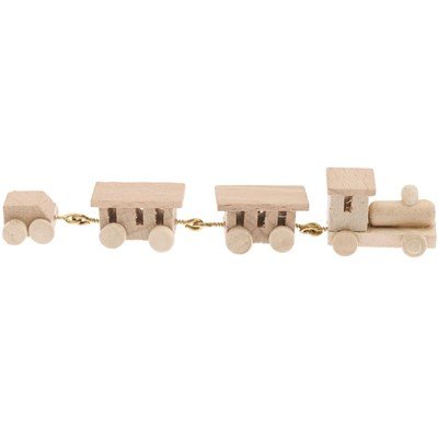 Miniatuur houten treintjes 9x1x1,5 cm - Rico 500549