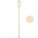 Miniatuur lantaarnpaal 2,5x22,5 cm - Rico 500346