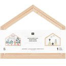 MDF huis breed lijst 200 x 165 mm(2 delig) 100179