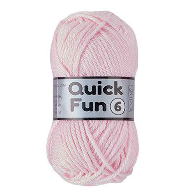 Lammy Yarns Quick Fun 6 - 710 licht roze