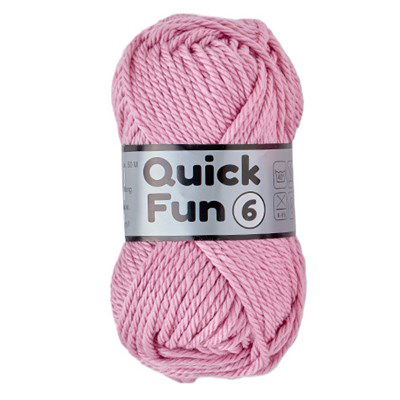 Lammy Yarns Quick Fun 6 - 712 roze