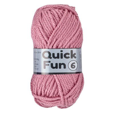 Lammy Yarns Quick Fun 6 - 713 donker roze