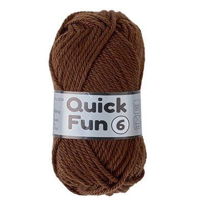 Lammy Yarns Quick Fun 6 - 110 bruin