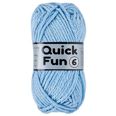 Lammy Yarns Quick Fun 6 - 040 licht blauw