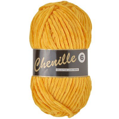 Lammy Yarns Chenille 6 - 512 geel