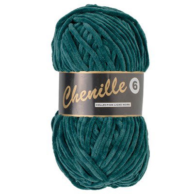 Lammy Yarns Chenille 6 - 072 smaragd groen