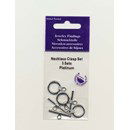 kapittelsluiting 10 mm platinum (3 stuks)