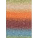 Lang Yarns Merino 200 Bebe Color 155.0551 Orange/Green