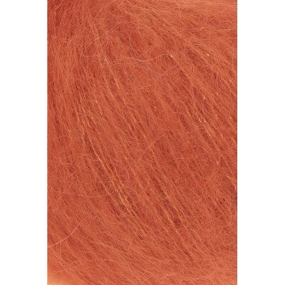 Lang Yarns Mohair Luxe Lame 797.0059 Silver - Orange